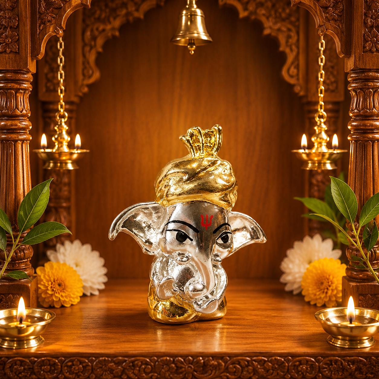 Silver Ganesh Ji
